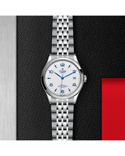 Tudor 1926 36 mm steel case, Opaline and blue dial (watches)